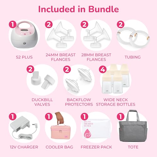 Spectra Baby S2 Plus Electric Breast Milk Pump with Tote and Cooler