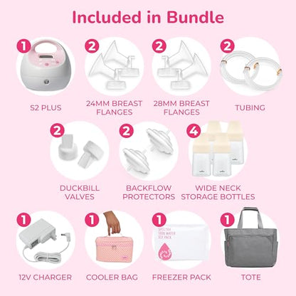 Spectra Baby S2 Plus Electric Breast Milk Pump with Tote and Cooler
