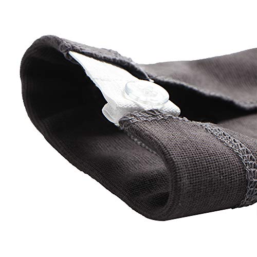 Maternity Pants Extender Elastic Waist Extender Pregnancy Waistband Extender for Pregnancy (Black)