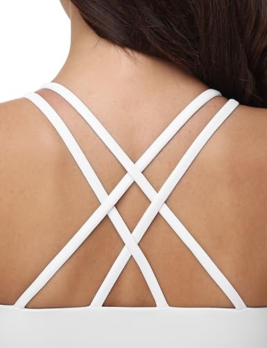 Nursing Tank Tops for Breastfeeding Crop Top - color: White, size: X-Large