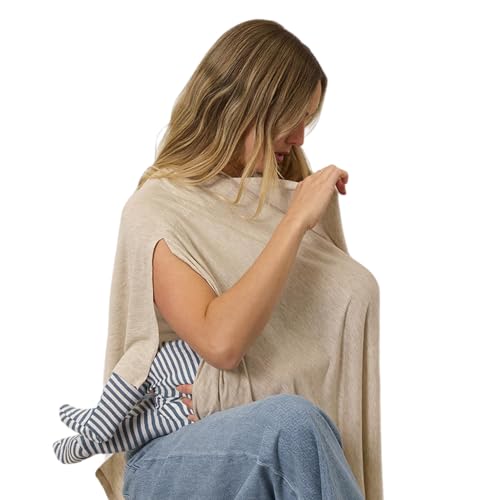 Solly Baby Nursing Cover, Breathable Breastfeeding Cover-Up, Flax - color: Flax