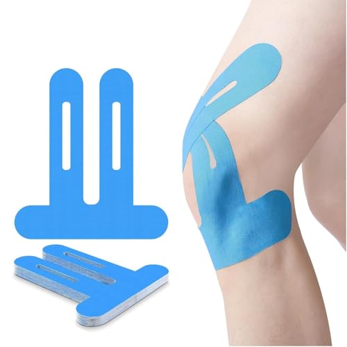 Precut Kinesiology Knee Tape Hypoallergenic Athletic for Knee Pain Knee Tape for Knee Pain Relief Pre Cut Knee Support & Stability, Pain Relief – Breathable
