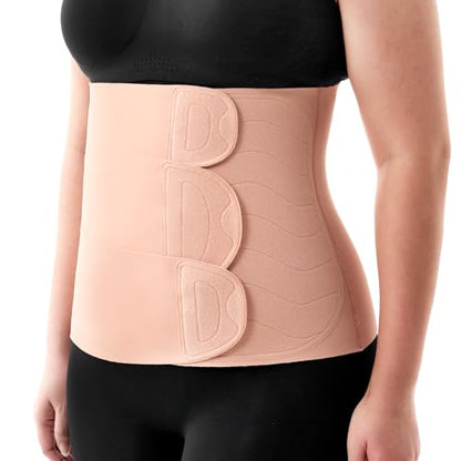 Momcozy Ergowrap Postpartum Belly Band, 3D Lifting & Ergonomic Back Support - color: Oyster Pink, size: Medium