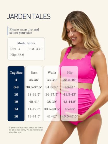 Scalloped Maternity Bikini Swimsuit Two Piece Bow Tie Swimwear - color: Black, size: 14