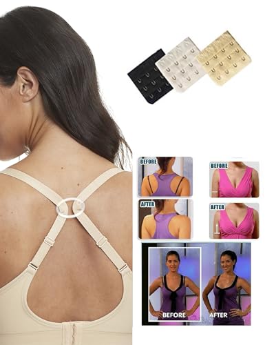 HOFISH 3PACK Full Bust Seamless Nursing Maternity Bras Bralette S-XXL with Extra Bra Extenders & Clips - color: 3pack: Pink/Black/Beige, size: Small