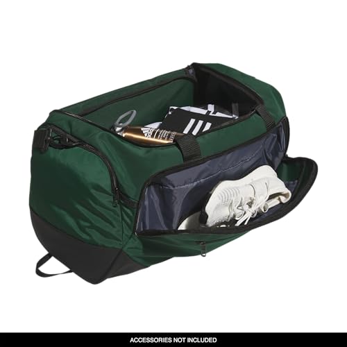 adidas Defender Duffel Bag, Team Dark Green, OSFA - color: Team Dark Green/Medium 59L, style: Medium 59l