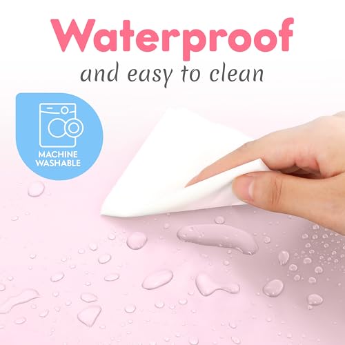 Kopi Baby Portable Diaper Changing Pad with Wipes Pocket, Classic Pink - color: Pink, size: Classic