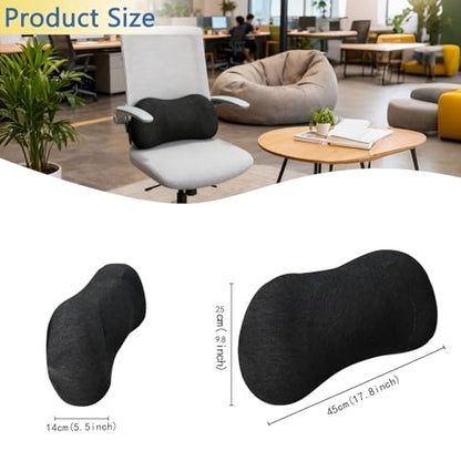 Lumbar Support Pillow - color: Dark Grey