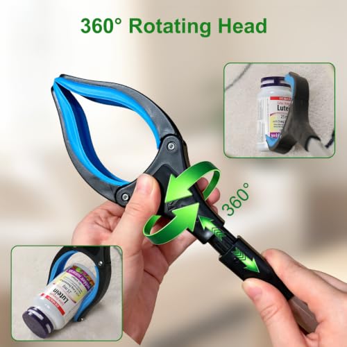 43"+36" Long Grabber Reacher Tool for Seniors &12" Mini Iron Grabber - color: 43"+36"+12"