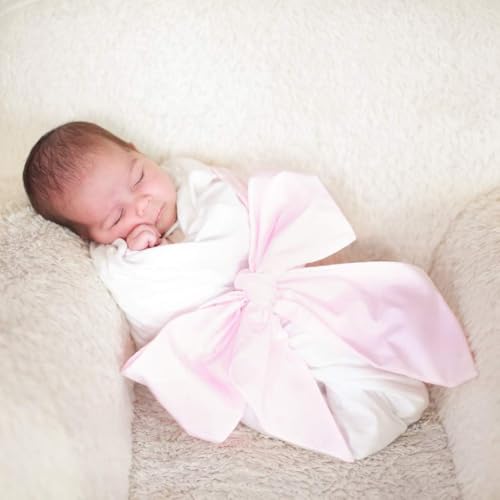Newborn Swaddle Sash Maternity Bow Sash Baby Swaddle Photography Shoot Prop - 4#