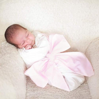 Newborn Swaddle Sash Maternity Bow Sash Baby Swaddle Photography Shoot Prop - 4#