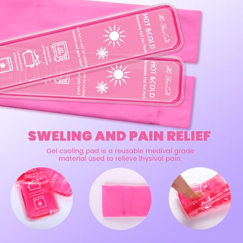 Reusable Postpartum Perineal Ice Pack - Hot & Cold Therapy Pads for Hemorrhoid Relief, Uterine Cramps, C-Section Recovery, Reduces Swelling - Hypoallergenic & Leak-Proof (Pink) - color: Pink
