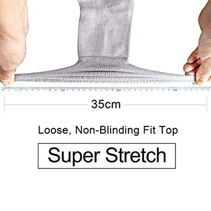 Busy Socks 4 Pack Crew Thin Non Binding Top Diabetic Socks for Men Women - color: 4 Pairs Gray, size: Medium