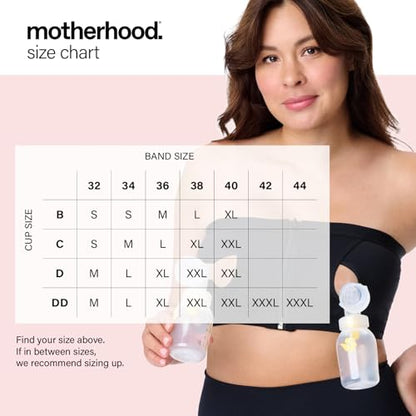 Motherhood Maternity Pump Strap Hands-Free Pumping Bra, Breast Pump Bra for Breastfeeding Pumps for Women - size: Medium