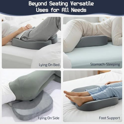 GAB Medical Bed Sore Cushions for Butt, Donut Pillow for Tailbone Pain - color: Gray