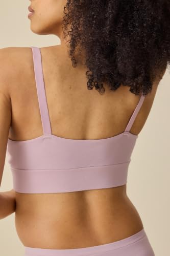 Kindred Bravely SoftStretch Cotton Nursing Bra for Breastfeeding, Maternity - color: Lilac Mist, size: Medium