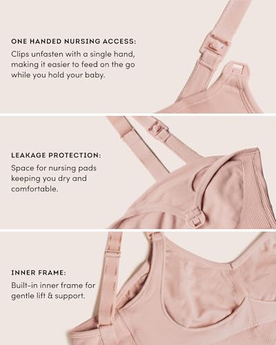 Fruit of the Loom Women's Wireless Nursing Support Bra - color: Black Hue, size: Small