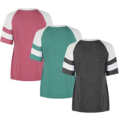 Women's Maternity Nursing Top Breastfeeding Tank Tee Shirt - color: 2-black/Green/Pink(3 Pack), size: X-Large
