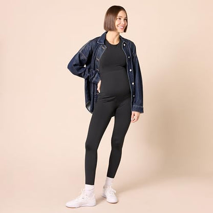 Amazon Essentials Women's Maternity Leggings Over the Belly, Active Sculpt, Full Length, Pregnancy Pants - size: Large