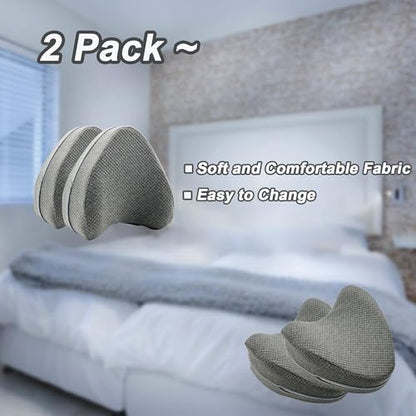 Knee Pillow Cover for Contour Legacy Knee Support Pillow (Gray, 2) - color: Gray，2 Pack