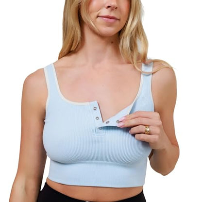 Nursing Bras for Breastfeeding Maternity Nursing Sleep Bra Lounge Pregnancy Bralette Bra Soft Comfort