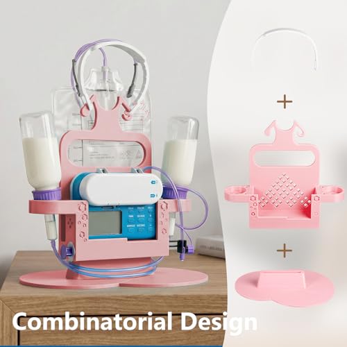 G-Tube Feeding Pump Carrier for Infinity Pump, No Tools Required(Pink) - color: Pink