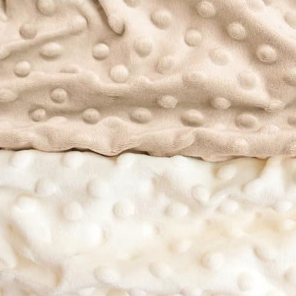 Konssy 2 Pack Nursing Pillow Covers, Soft Covers for Breastfeeding Pillows - color: Brown, Beige
