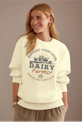 UNIQUEONE Nursing Sweatshirt Women Hidden Zip Breastfeeding Shirts - color: Apricot, size: Small