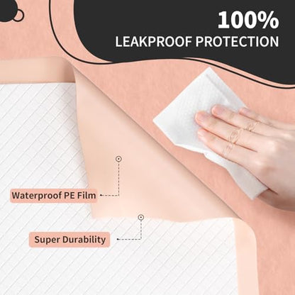 MKISS 30" x 36" Disposable Bed Pads [75 Counts], Heavy Absorbency Underpad - size: 30"x36"(75 Count)
