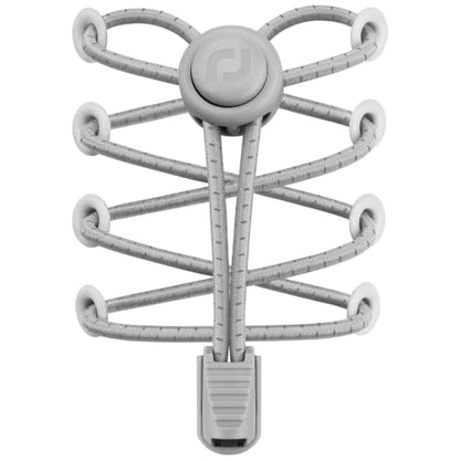 RJ-Sport Tieless Elastic Shoe Laces for Adults and Kids - color: Number 006 - Grey Reflective