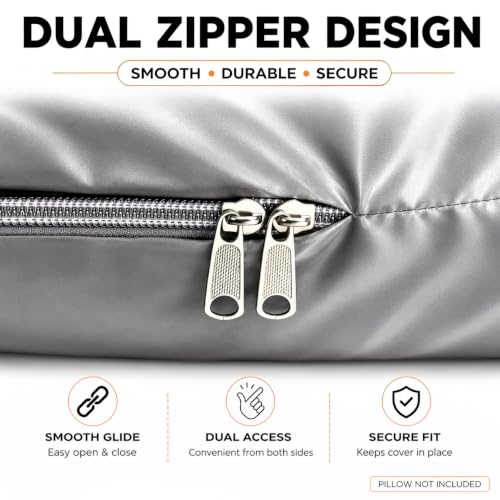 Cooling Pregnancy Pillowcase Compatible with 55 to 57 Inch Maternity Pillow