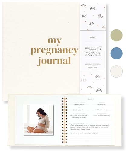 Lamare Pregnancy Journal for First Time Moms 2026 – Pregnancy Planner - color: White