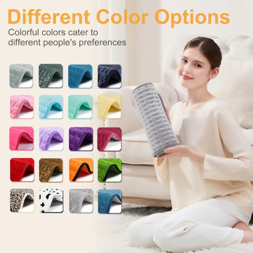 Heating Pad,Electric Heating Pads,Heating Pad for Back,Silvergray,24x12In - color: Silvergray, size: 24x12 Inch