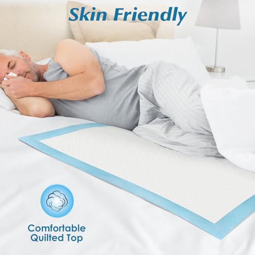 50 Count 36” x 36” Super Absorbency Disposable Underpads - size: 50 Count 36" x 36"