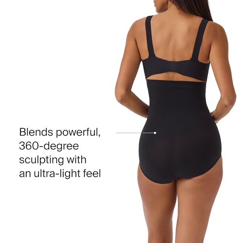 SPANX SPANXsculpt Power Series High-Waisted Brief - color: Very Black, size: Medium