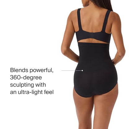 SPANX SPANXsculpt Power Series High-Waisted Brief - color: Very Black, size: Medium