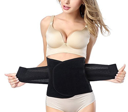Postpartum Belly band Postpartum Recovery Surgery Support Belly Wrap for C-Section Hernia and Tummy Tuck Abdominal Compression Binder - size: 2X Large: 46"Length*9"Width