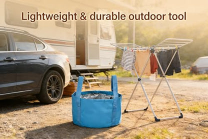 Foldable Washing Basin, Portable Bucket for Camping & Travel