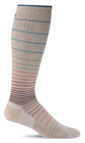 Sockwell Women's Circulator Moderate Graduated Compression Sock - color: Barley, size: Small-Medium
