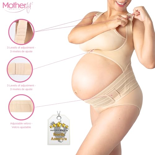 Adjustable Maternity Support Vest for Pregnant - Pregnancy Support Vest - Posture Corrector Pregnancy Support Vest (Nude, X-Large)