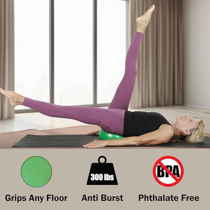 Club Pack: 25 Original Small Exercise Balls 9" Pilates + Mesh Carry Bag