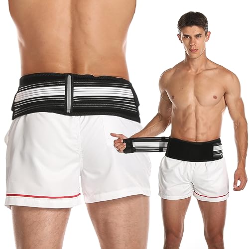 Paskyee Sciatica Belt, Sacroiliac Hip Band for Men Women - Sciatic, Lower Back, Si Joint, Pelvic pain Relief Regular - size: Regular ( Hip Size 30"-47")