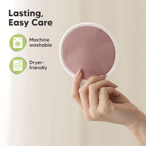 14-Pack Reusable Nursing Pads for Breastfeeding (Lovelle, M 3.9") - color: Lovelle, size: Medium 3.9"