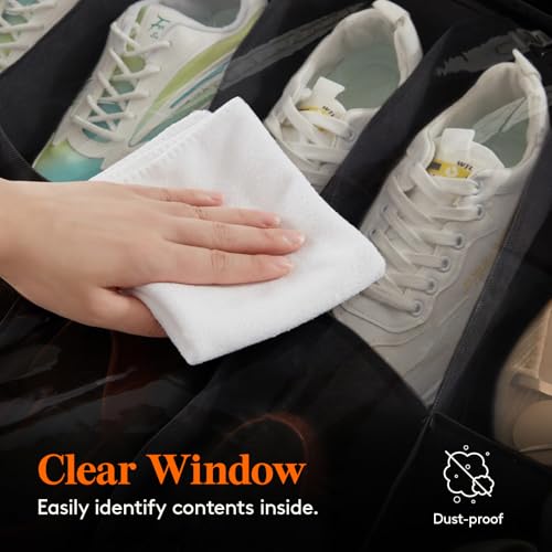Lifewit Under Bed Shoe Storage Organizer, 2 Pack(16 Shoes Cells) - size: 16 Shoes Cells