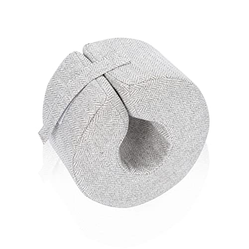 Foot Elevation Pillow Ankle Heel Protector Wedge Foot Support Cushion - color: Medium Beige