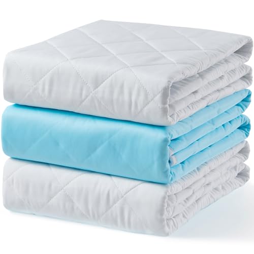 3 Pack Washable Underpads 18"x24" , Pee Pads for Kids, Dogs, Small - size: 18 x 24 inches (Pack of 3)