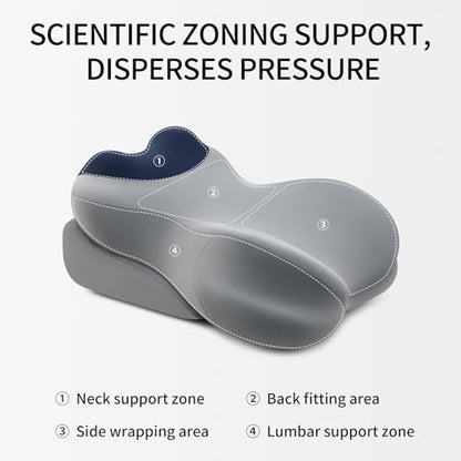 Reading Pillow for Adults, Bed Backrest Cushion, Back Support Pillow for Sitting Up, Removable Washable Cover, Wedge Pillow for Bed, Sofa, Couch, Floor Use