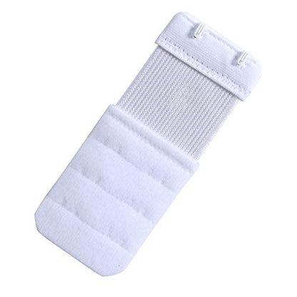 SAMGU Women's Bra Extenders 2 Hook/3 Hook/4 Hook/5 Hook/6 Hook Soft Stretchy - color: 2 Hook 3/4" Spacing, White