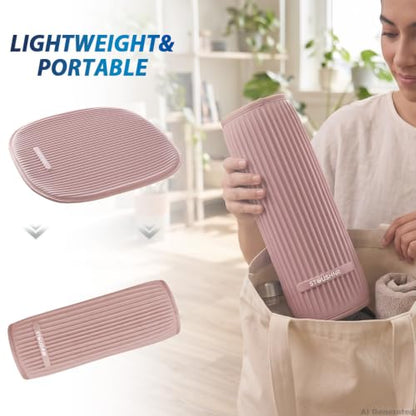 Cooling Gel Seat Cushion for Long Sitting, Pink - color: Pink
