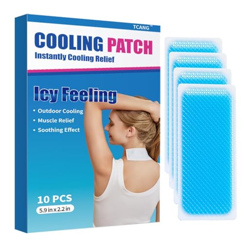 10 Pack Instant Cooling Ice Packs for Outdoor Activities Summer Heat Relief - Large Disposable Cooling Patches for Neck Body, Camping Hiking Sports, Instant Temperature Drop - size: 10 Packs